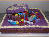 Gâteau d'anniversaire milka