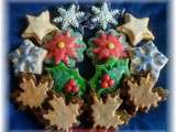 Winter chocolate cookies