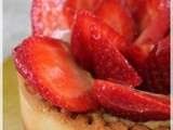 Tarte aux fraises et pistache (cap pâtissier)