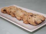 Biscuits à la farine de sarrasin au chocolat et aux pistaches