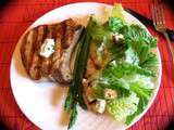 Côtelettes de porc bbq succulentes + Salade César santé