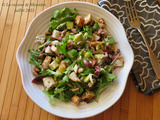 Vacances en cuisine 49 - Salade-repas de thon craquante