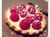 Tartelettes à la framboise et chocolat blanc – gourmand