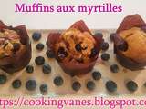 Muffins aux myrtilles ultra moelleux