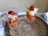 Cerises en sirop au granité de citron