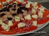 Salade de Tomates au Thon et à la Fêta