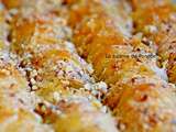 Baklava rolls aux amandes et miel du Maroc