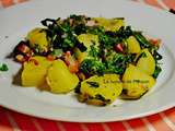 Salade au lard et pissenlit, spécialité ardennaise