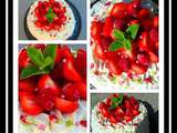 Angel cake aux fraises et framboises au thermomix ou sans