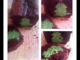 Cake surprise (sapin) chocolat pistache au thermomix ou sans