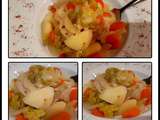 Fondue de poireaux aux carottes et pommes de terre