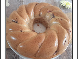 Gâteau du matin fraises amandes