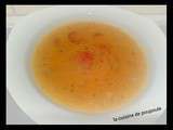 Soupe de lentille corail au chorizo au thermomix ou sans