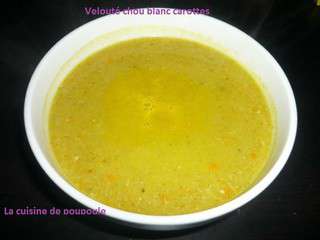Velouté de chou blanc et carottes au thermomix