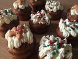 Cupcakes de Noël au pain d'epices