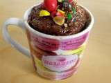 Mug cake préféré : Nutella et m&Ms