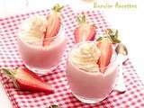 Crème fraise chocolat blanc