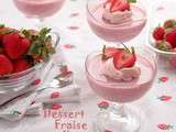 Dessert en verrine/fraise yaourt