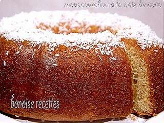 Gateau a la noix de coco