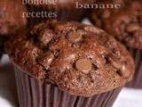 Muffins banane / chocolat