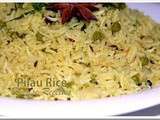 Riz Pilaf, Pilau Rice