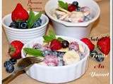 Salade de fruits facile au yaourt