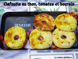 Clafoutis au thon, tomates et boursin