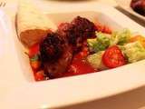 Boulette de saucisse et ragoût