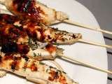 Brochette de poulet