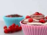 Cupcake choco groseille