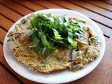 Omelette aux champignons