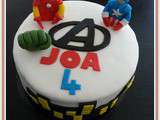 Gâteau d'anniversaire : Les Avengers