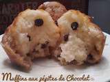 Muffins au mascarpone, poire et chocolat
