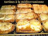 Tartines à la méditerranéenne