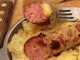 Gratinée de Saucisse Fumée au Chou Blanc et Saint-Nectaire