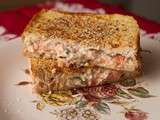 Croque-monsieur au saumon fumé et au thon blanc germon