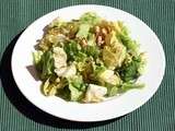 Salade de chicorée sauvage aux noix