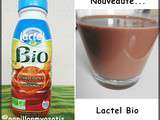 Nouvelle boisson gourmande de lactel bio [#test #lactel #lait #chocolat]