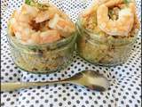Salade de quinoa aux crevettes [#summer #quinoa #tipiak #escal]