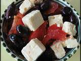 Salade de tomates a la grecque [#greece #greekfood #salade #summer]
