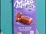 Tablette milka pâte de noisette [#chocolat #milkaaddict #milka]
