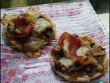 Tarte fine jambon champignons [#pizza #homemade #faitmaison]