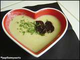 Veloute d'artichaut au chorizo [#soupe #legumes #recette]