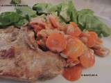 Côtes de porc aux carottes