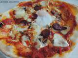 Pizza chorizo champignons
