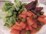 Sauté de boeuf aux olives et carottes
