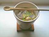 Au menu ce soir: Soupe miso aux asperges et champignons