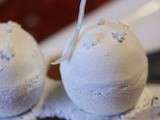 Bûche Boules de neige (Tatin, vanille, spéculoos, caramel)