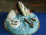 Gâteau d'anniversaire Titanic