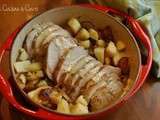 Rôti de Porc, Pommes de terre minute et sauce Camembert